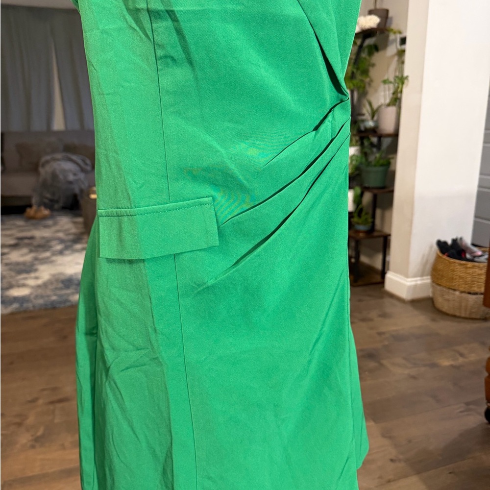 Haute Monde Vibrant Green Mini Dress - Picture 4 of 8
